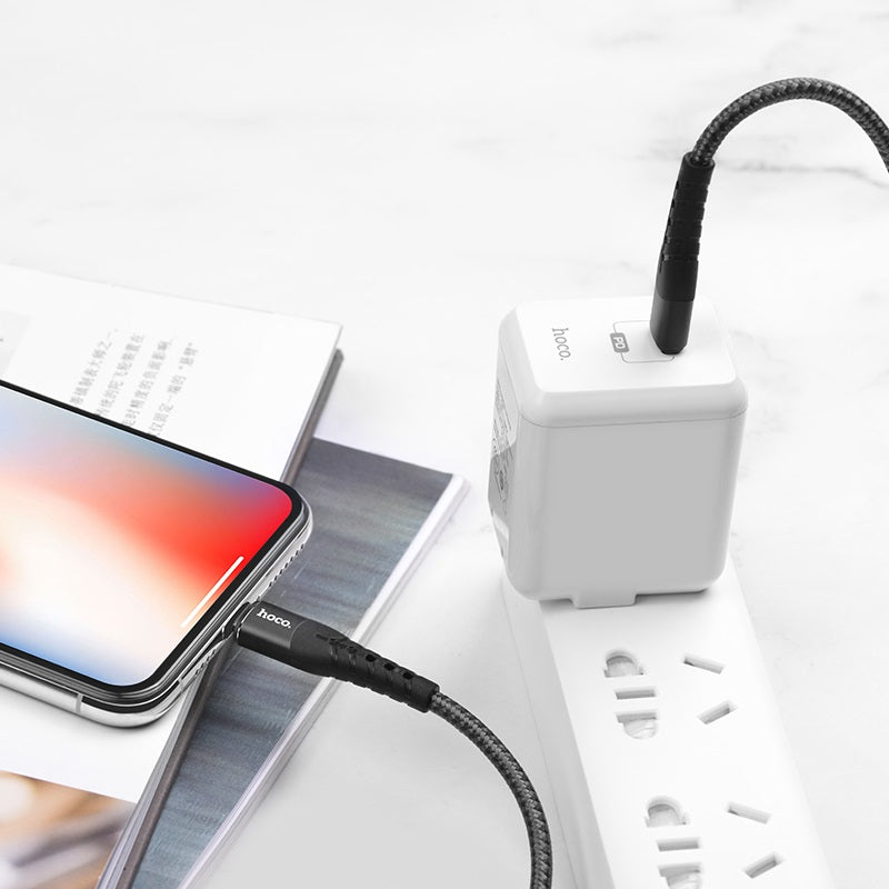 Type-C to Lightning 3A 18W nylon braid