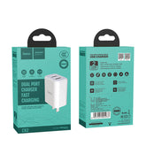 Wall charger dual USB port USB 2.1A
