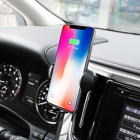 Car wireless charger dashboard and air outlet