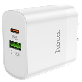 Fast Wall Charger 20W set with Type-C to Lightning