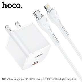 Wall charger single port PD20W CN set with cable