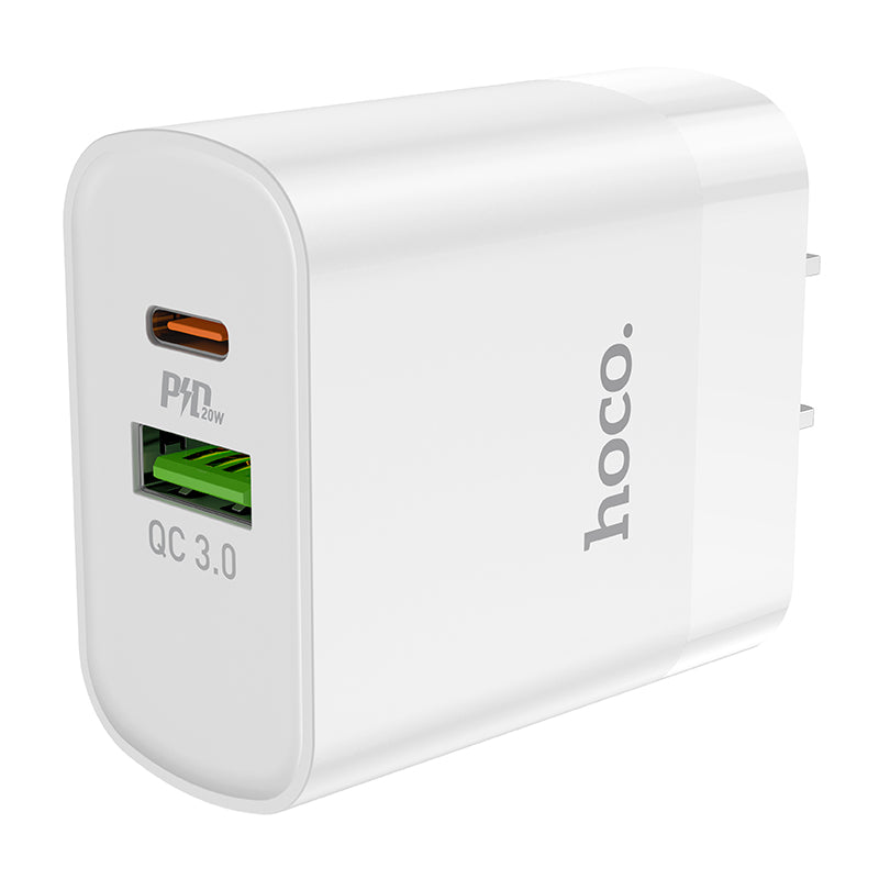 Fast Wall charger 20W Type-C + USB